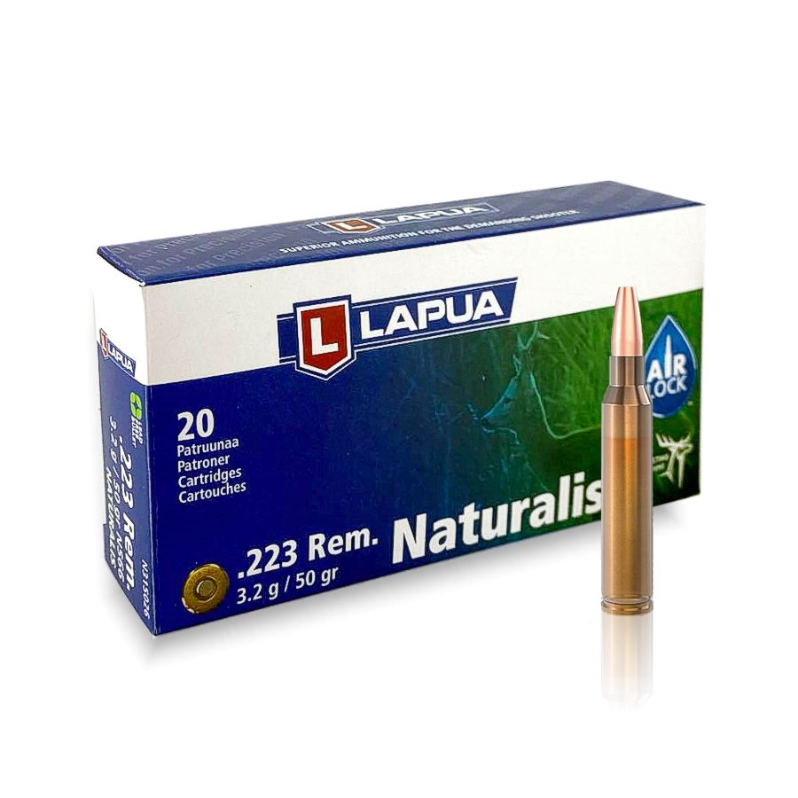 Náboje Lapua .223 Rem. Naturalis, 3,2 g / 50 gr