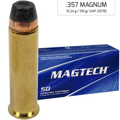 Náboje Magtech 357 Magnum SJHP 10,24 g, 158 gr (357B)
