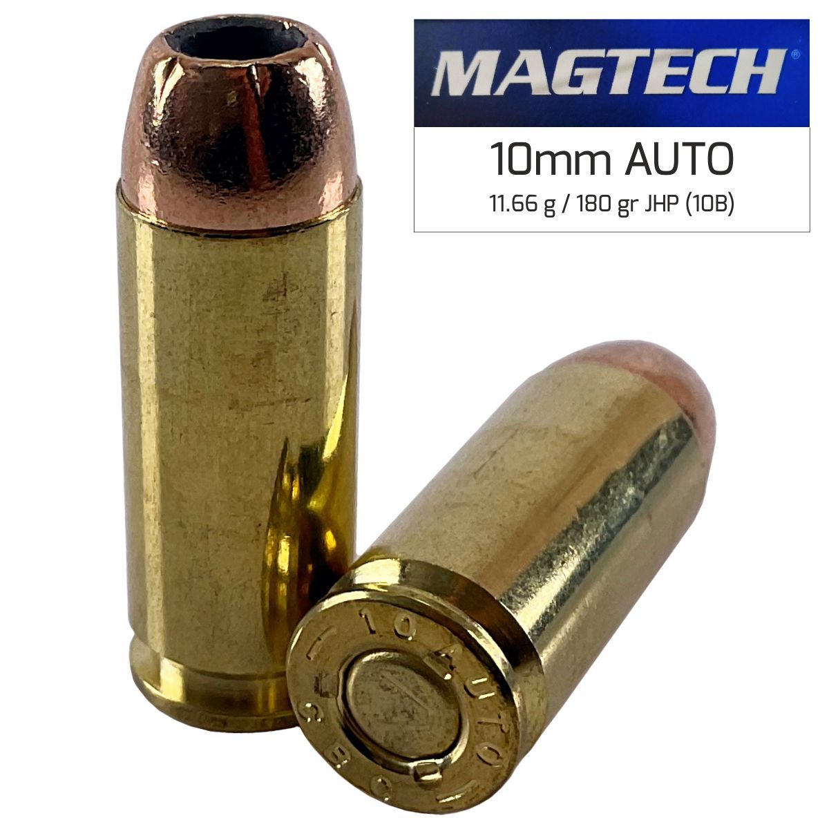 Náboje Magtech 10 mm Auto JHP 11,66 g, 180 gr (10B)