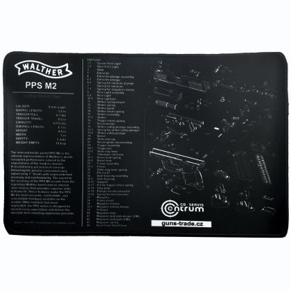 Podložka s motivem pistole Walther PPS-M2