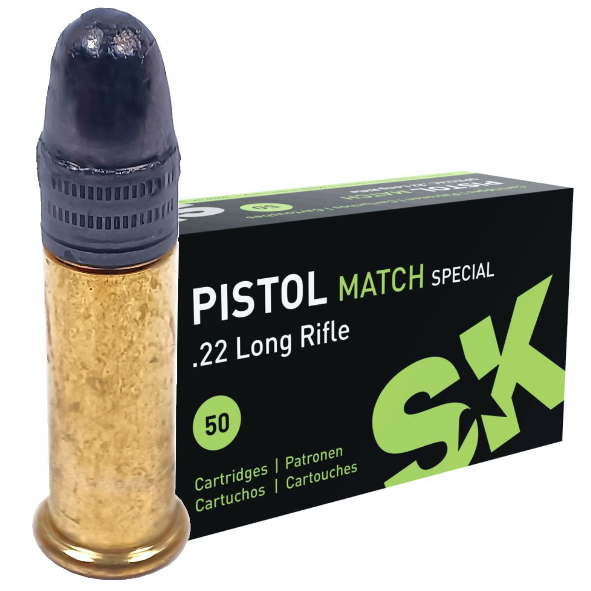 Náboj Lapua SK 22LR Pistol Match Special