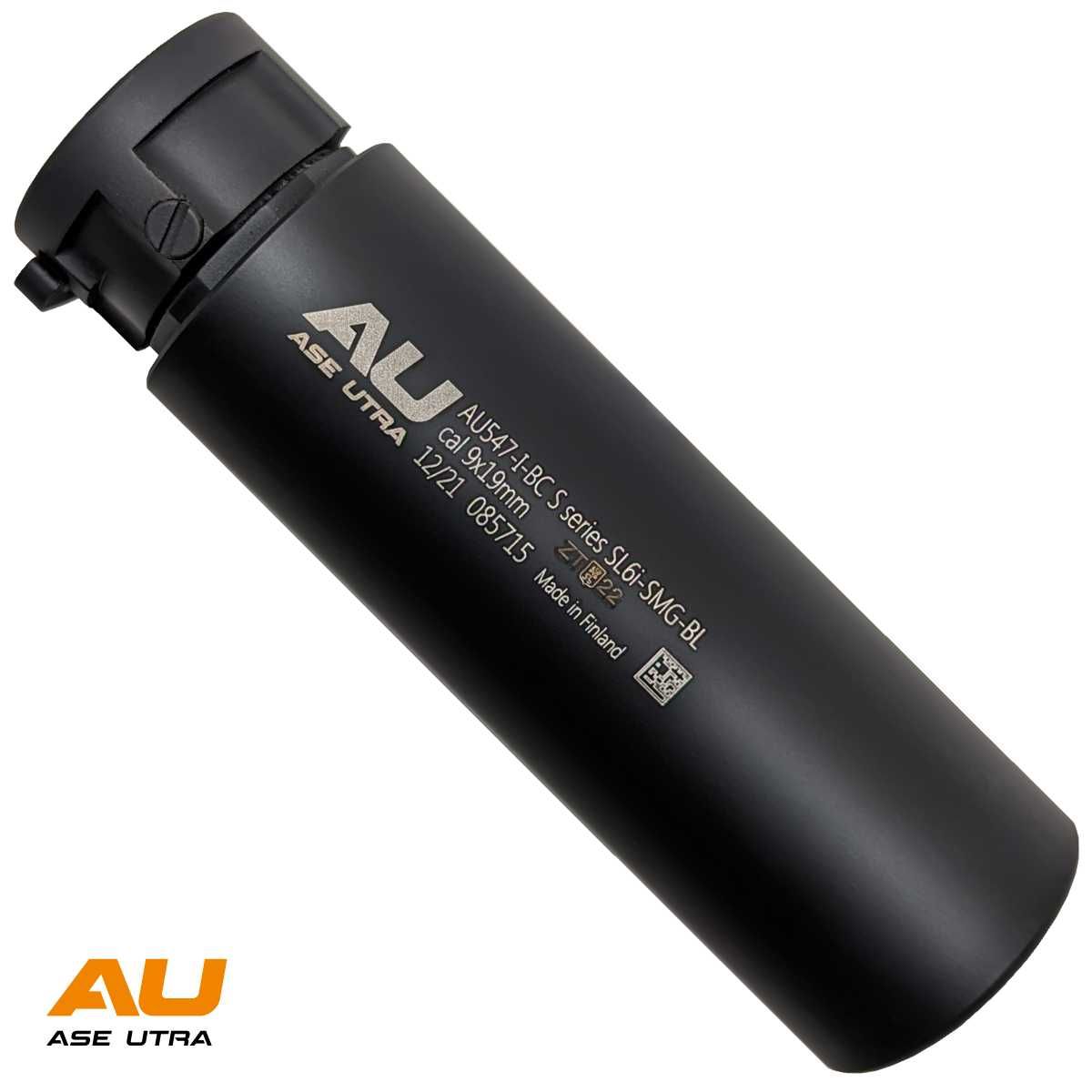 Tlumič hluku Ase Utra SL6i-SMG-BL, 9x19mm, bez úsťové brzdy, černý Cerakote