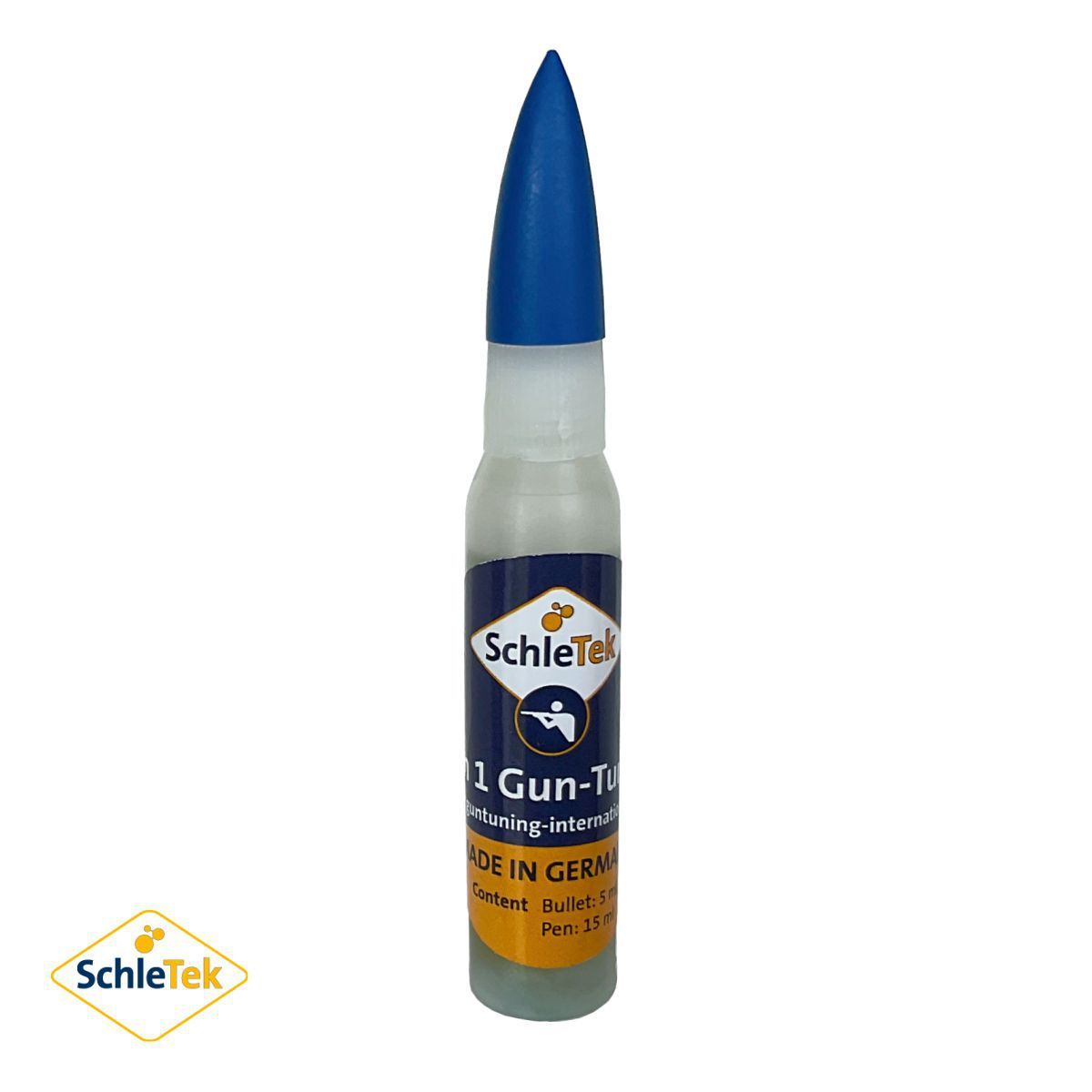 SchleTek Gun Tuning 2 v 1 Bullet 5 ml, čistící a mazací přípravek na zbraně