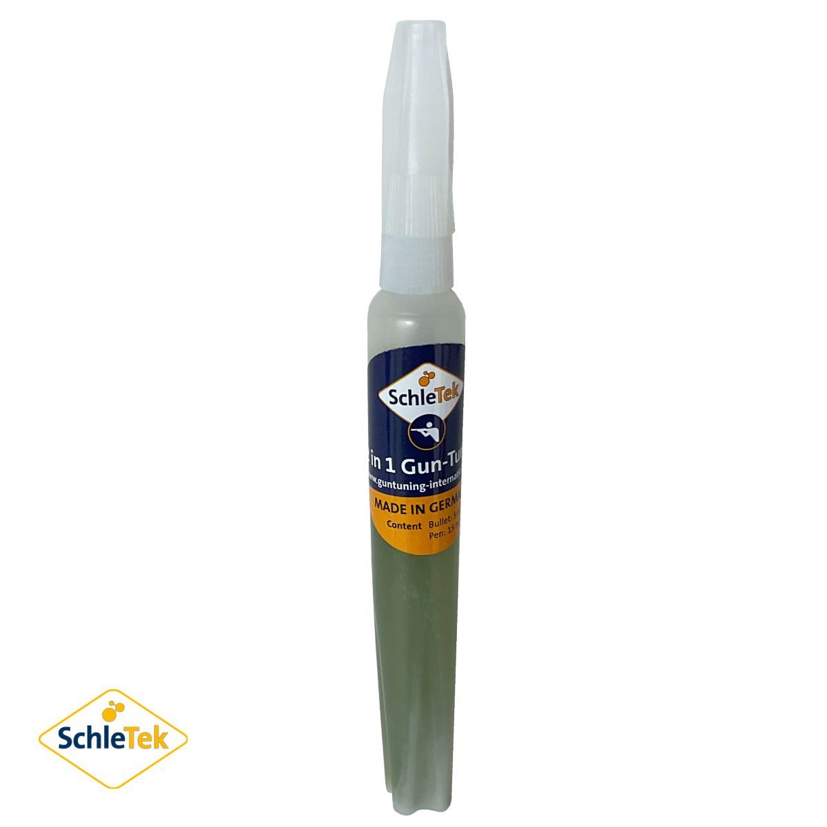 SchleTek Gun Tuning 2 v 1 Plastic Pen 15 ml, čistící a mazací přípravek na zbraně