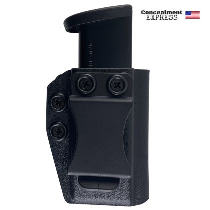 Pouzdro pro dvouradý zásobník 45ACP IWB/OWB, Kydex, cerné, Concealment Express