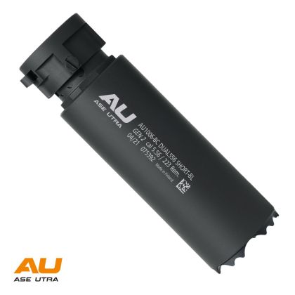 Tlumič Ase Utra DUAL556-S-BL Short GEN2, černý Cerakote