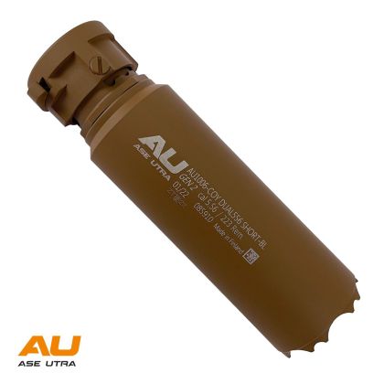 Tlumič Ase Utra DUAL556-S-BL Short GEN2, Coyote Brown Cerakote