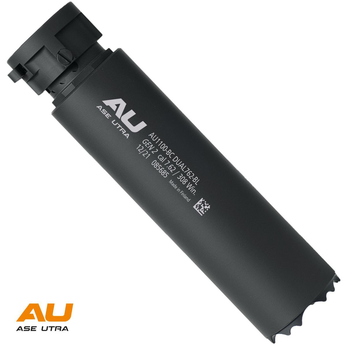 Tlumič Ase Utra DUAL762-BL GEN2, černý Cerakote