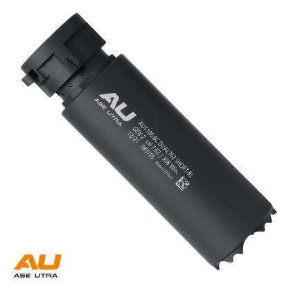 Tlumič Ase Utra DUAL762-S-BL Short GEN2, černý Cerakote