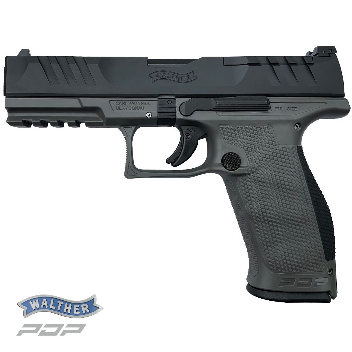 Walther PDP Full Size Tungsten Grey 4,5‘‘, 9 mm Luger, pistole samonabíjecí