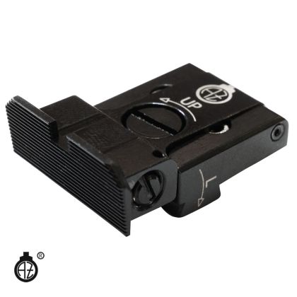 Stavitelné ocelové hledí Zendl pro pistole Walther PDP, mikrometrické