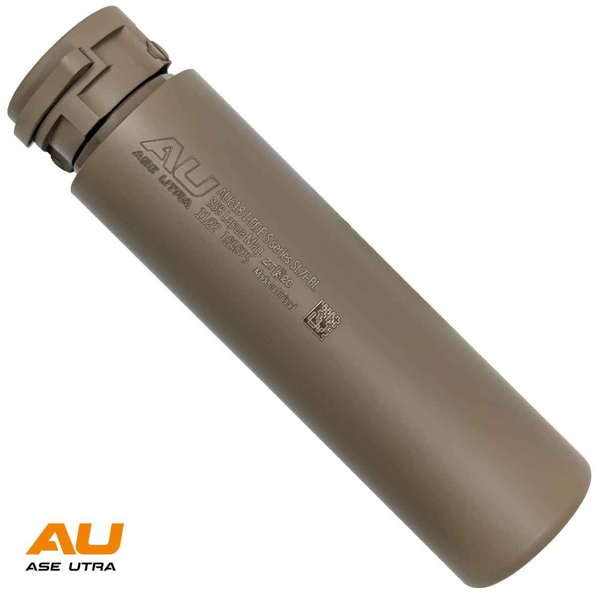Tlumič Ase Utra SL7i-BL .300/.338, bez úsťové brzdy BoreLock, FDE