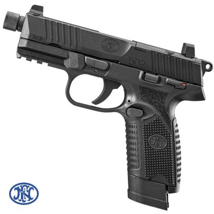 FN 502 Tactical, .22 LR, pistole samonabíjecí, cerná