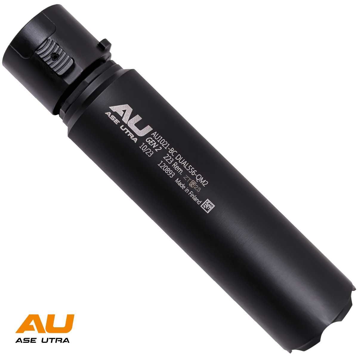 Tlumič Ase Utra DUAL556-QM2, černý Cerakote