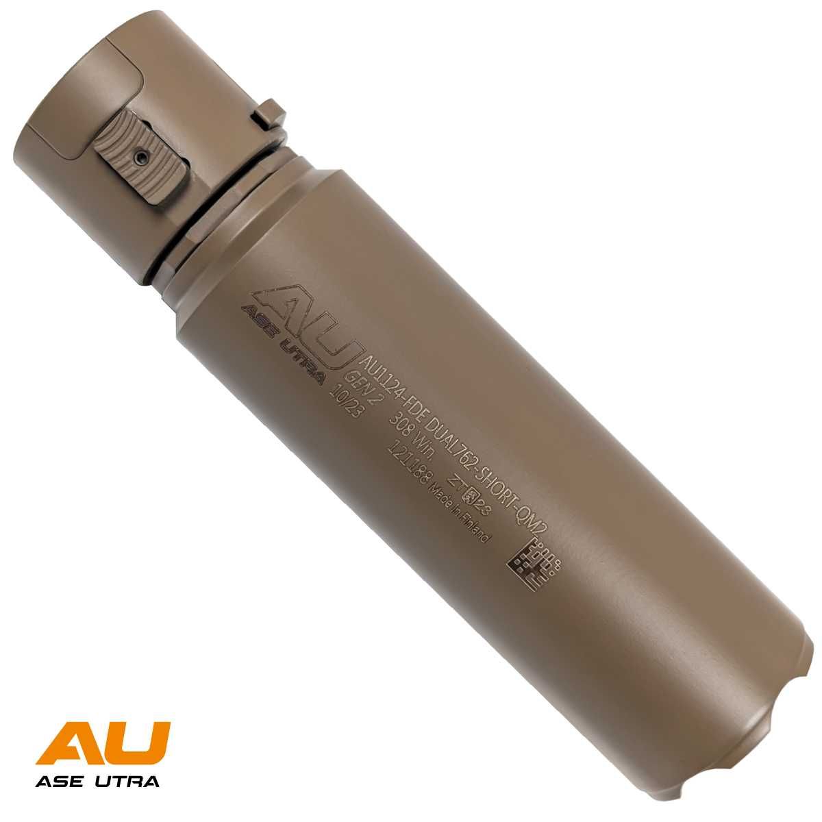 Tlumič Ase Utra DUAL762-S-QM2, Short, FDE Cerakote