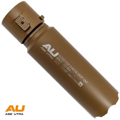 Tlumič Ase Utra DUAL556-S-QM2, Short, Coyote Brown Cerakote