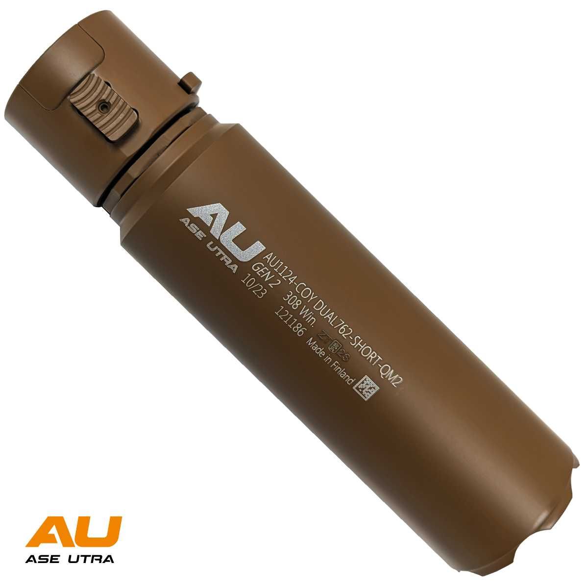 Tlumič Ase Utra DUAL762-S-QM2, Short, Coyote Brown Cerakote