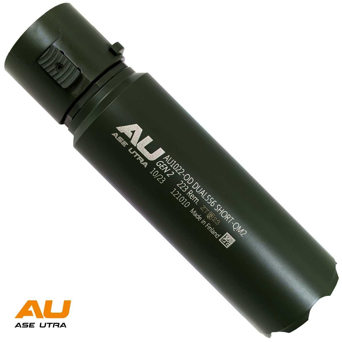 Tlumič Ase Utra DUAL556-S-QM2, Short, OD Green Cerakote