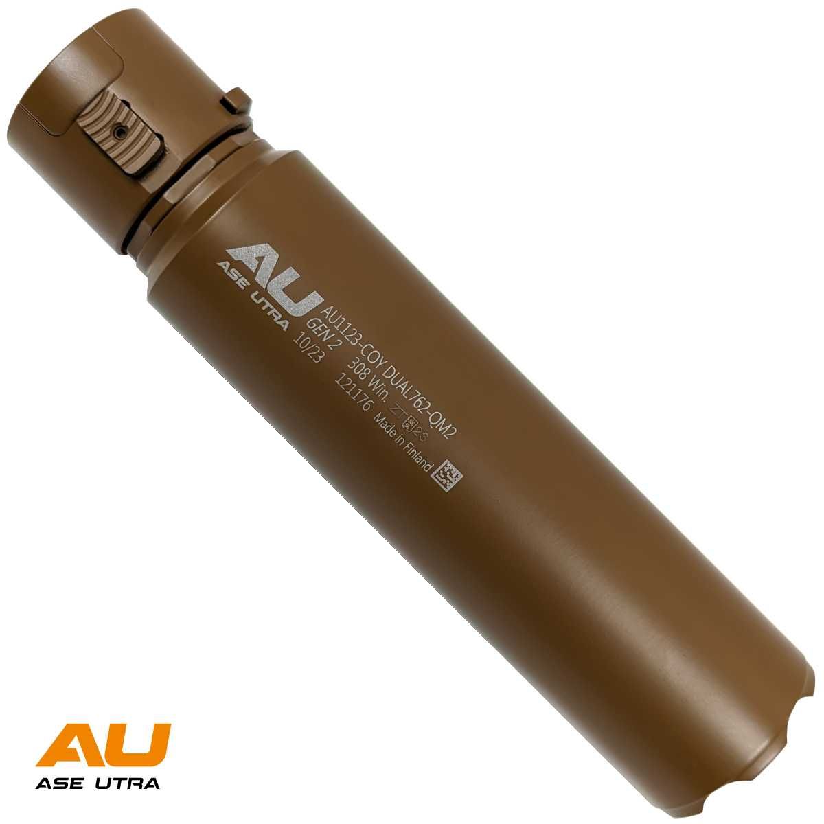 Tlumič Ase Utra DUAL762-QM2, Coyote Brown Cerakote