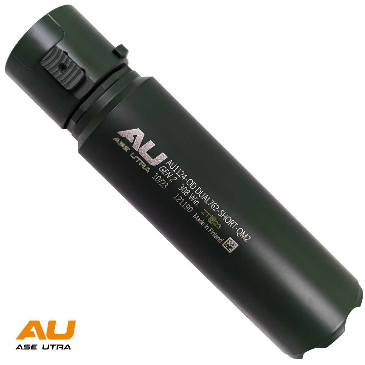 Tlumič Ase Utra DUAL762-S-QM2, Short, OD Green Cerakote