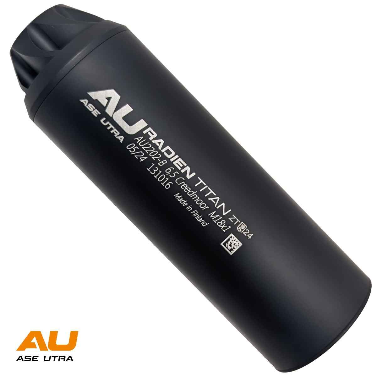 Tlumič Ase Utra RADIEN Titan 6,5 mm M18x1, černý