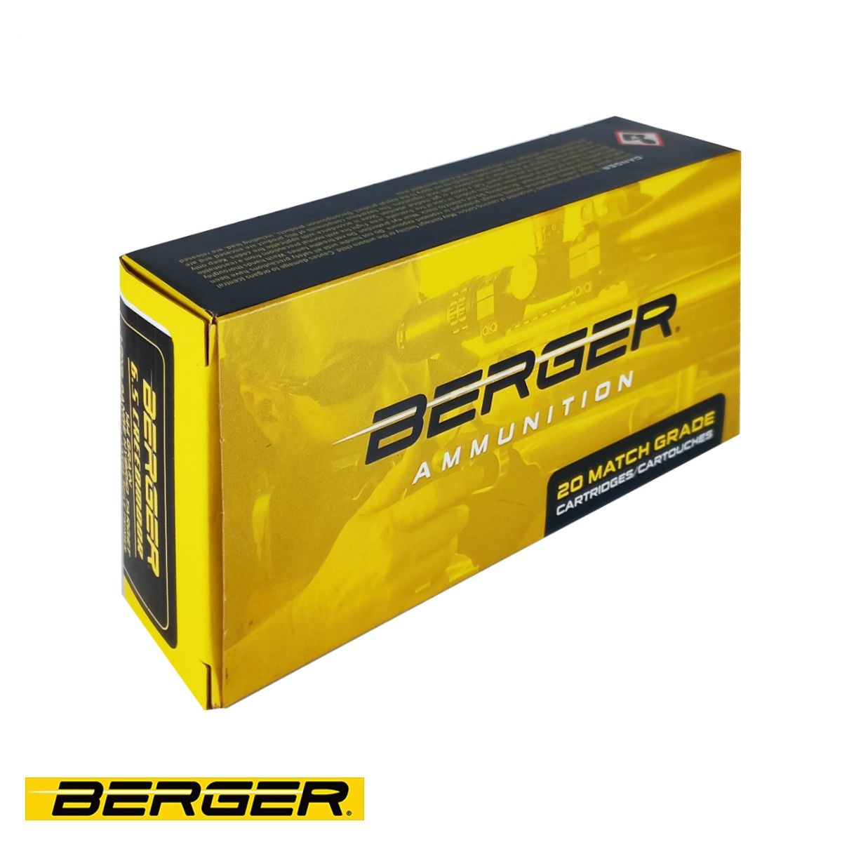 Náboj Berger 6,5 Credmoor LRP, 153,50gr  / 9,95g, LR Hybrid Target