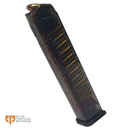 Zásobník ETS pro Glock, 9 mm Luger, 27 náboju, Carbon Smoke