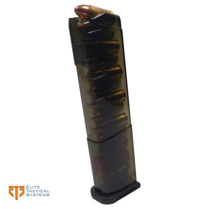 Zásobník ETS pro Glock 43, Carbon Smoke, 9 mm Luger, 12 náboju