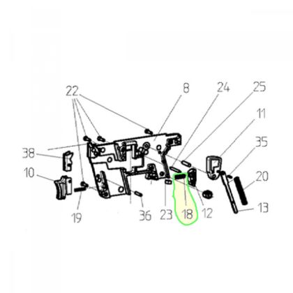 Tlacná pružina - Walther G22