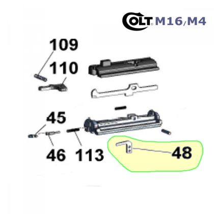 Vyhazovac Walther Colt M4/M16