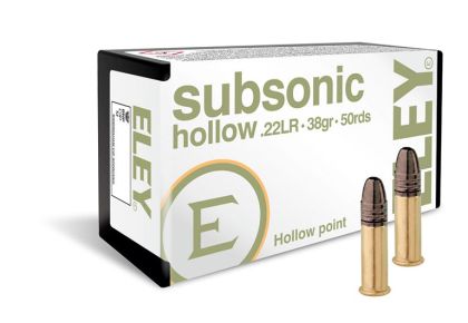 Náboj Eley .22 LR Subsonic Hollow, 38gr/2,5g, LRN HP
