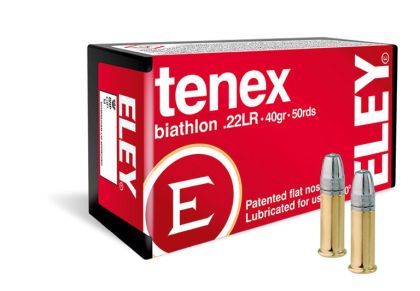 Náboj Eley .22 LR Tenex Biathlon, 40gr/2,56g, LRN