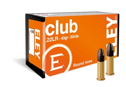 Náboj Eley .22 LR Club, 40gr/2,56g, LRN