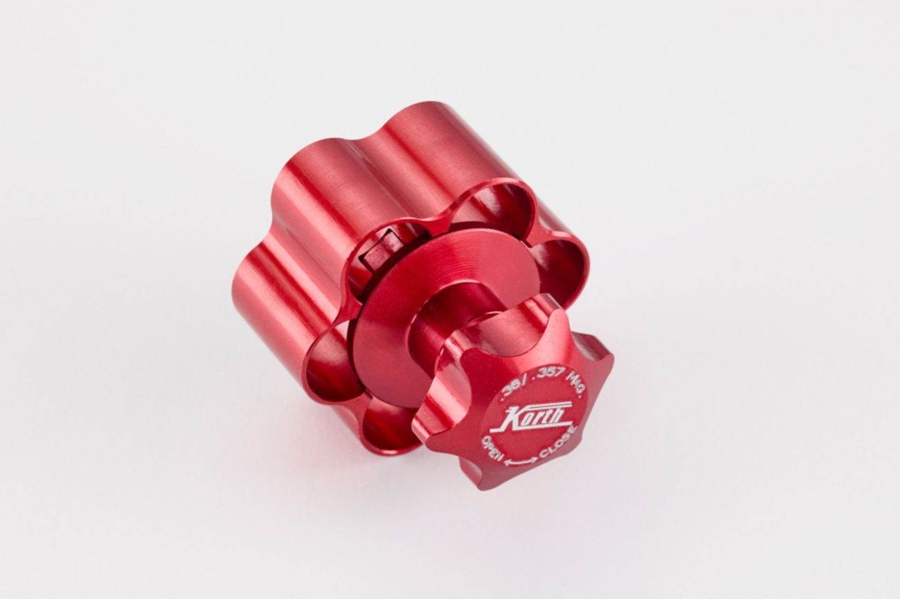 Rychlonabíječ Korth .38/.357 Red, 6 ran