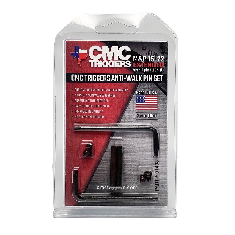 Spoušťové anti-walk piny CMC pro Smith & Wesson M&P 15-22
