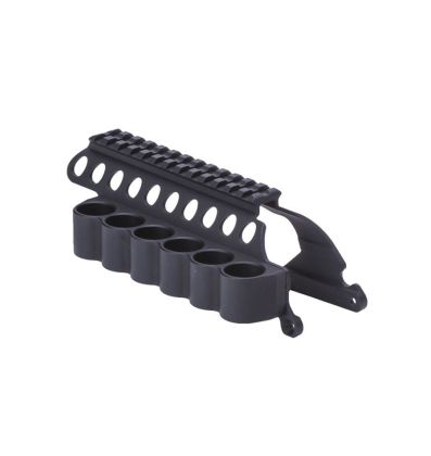 Držák na náboje s railem Mesa Tactical pro Remington 870/1100/11-87, 6 nábojů