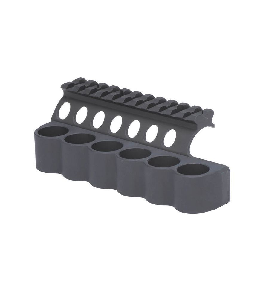 Držák na náboje s railem Mesa Tactical pro Benelli M2 Tactical, 6 nábojů