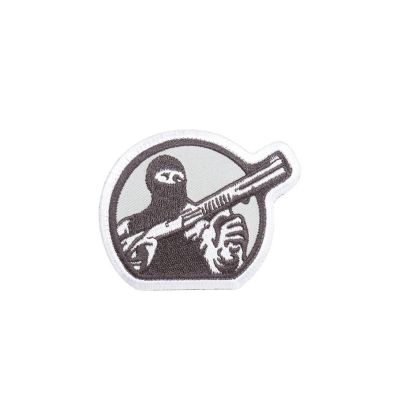 Patch Mesa Tactical Tactical Guy Logo, White and Gray