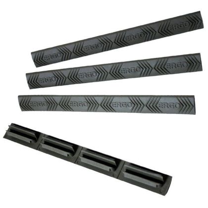 Krytka railů ERGO M-LOK Wedgelok Rail Cover 4 Pack, Černá