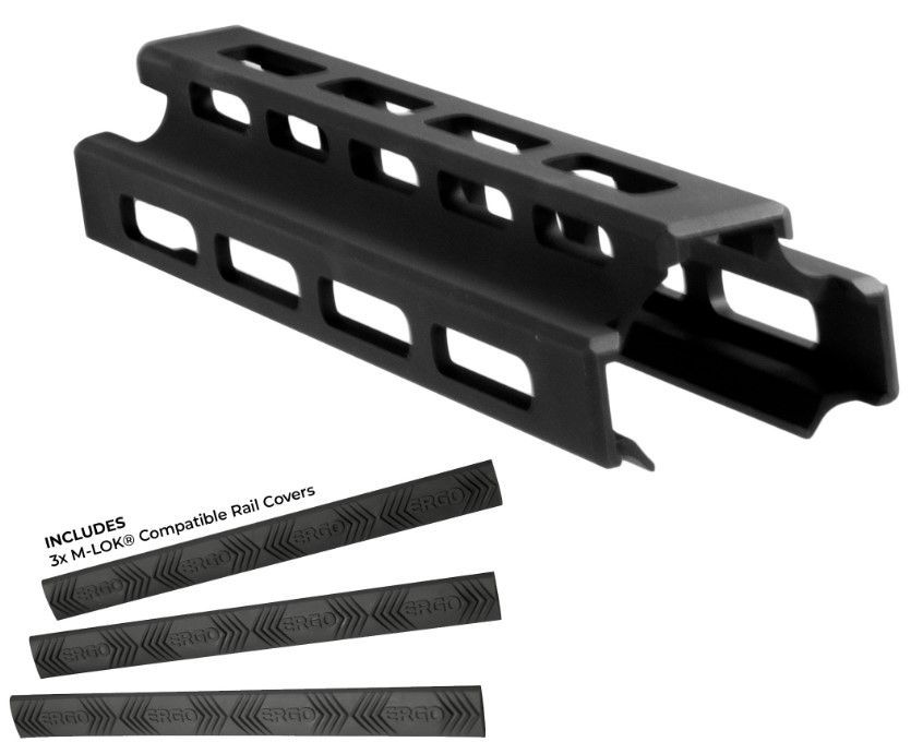 Předpažbí ERGO Tri-Rail M-LOK Short pro Mossberg 500/590