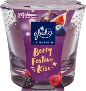 Glade svíčka vonná Berry Festive Kiss, 112 g