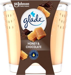 Glade svíčka vonná Honey & Chocolate, 112 g