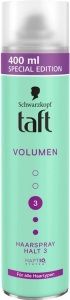 Taft lak na vlasy Volumen, fixace 3, 400 ml