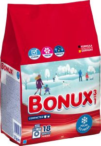 Bonux prací prášek White Polar Ice Fresh, 1,17 kg, 18 dávek