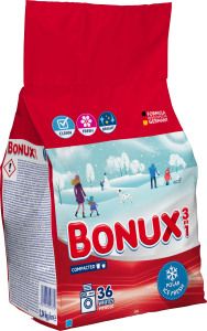 Bonux prací prášek White Polar Ice Fresh, 2,34 kg, 36 dávek