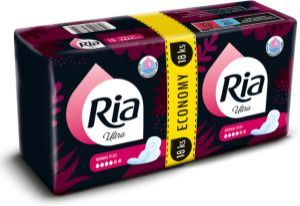 Ria dámské vložky Ultra Normal Plus Duopack, 18 ks