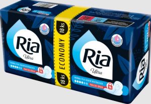 Ria dámské vložky Ultra Normal Plus Odour Neutraliser Duopack, 18 ks