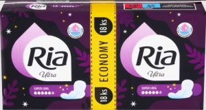 Ria dámské vložky Ultra Super Long Duopack, 18 ks
