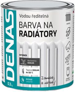 DENAS BARVA NA RADIÁTORY rychleschnoucí, 0100 bílá, 300 g