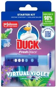 Duck WC blok Fresh Discs Virtual Violet, 36 ml